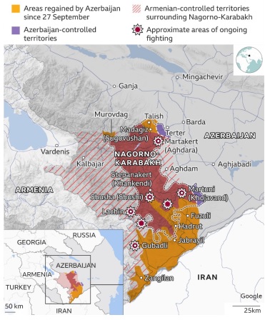 Novos confrontos entre Arménia e Azerbaijão antes das negociações de paz -  Expresso